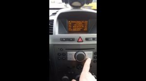 Opel zafira B Скрытые возможности борт компьютера