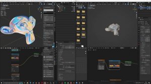 Цвет, Хром и Blender / Color Chrome Material in Blender 3.2 / Blender Shading / 3D Texturing