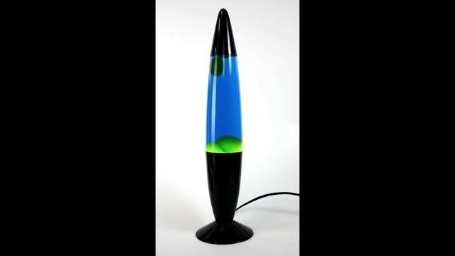 Лава-лампа 48см Желтая/Синяя (Воск) Black смотреть онлайн