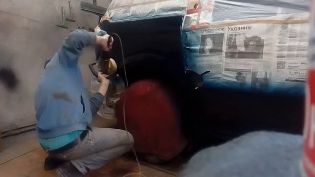 ПОЛИРОВКА машины под наждачку смотреть онлайн