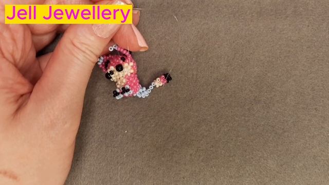 Часть №2. УШАСТИК из бисера амигуруми❤️. Beaded EARED Amigurumi. #diy #jelljewellery
