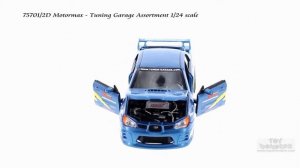 75701/2D Motormax Tuning Garage 1/24 scale