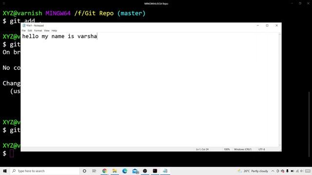 Git and GitHub Tutorial for Beginners 6 - Git Diff - Inspecting Changes in Git