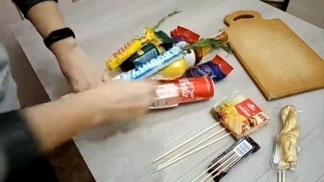 Мужской съедобный букет