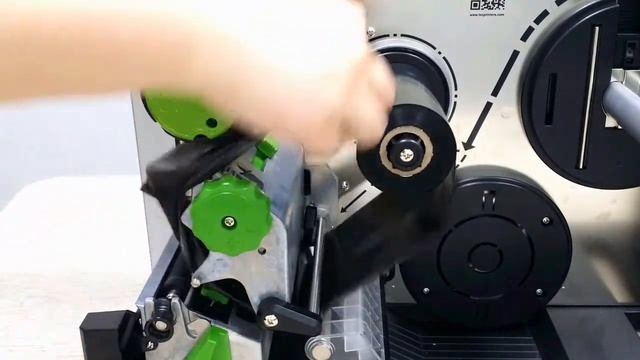 TSC MH240T Series: Loading the ribbon
