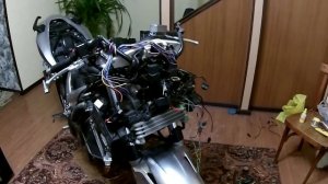 Honda VFR800. Установка сигналки "StarLine V62" и USB зарядки.