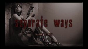 Resident Evil 4 Remake Separate Ways Main Menu Soundtrack