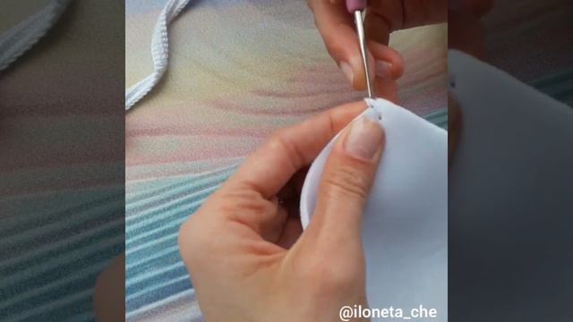 Как вшить поролоновые чашки в купальник, топ?