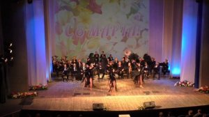 Нижегородский Губернский оркестр на сцене  Саровского драматического театра