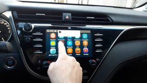 Toyota Camry V70 + обновленный Android + видеорегистратор в штатное место