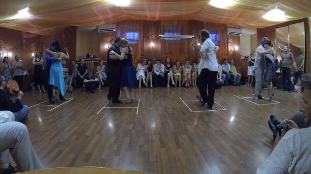 Dancing tango in limited space 80x120, 80x80cm. 4 July 2013. TangoVivo. St.Petersburg, Russia [2/2] смотреть онлайн