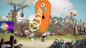 Банда Корнеплодов босс Морковка - Cuphead