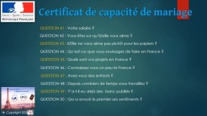 L’audition des futurs mariés à l'ambassade ou au consulat de France