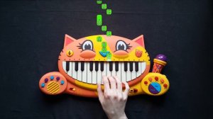 GODZILLA'S THEME - CAT PIANO tutorial