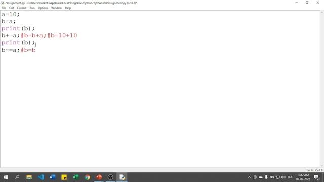 Assignment Operators in Python | Python Tutorial for Beginners in Hindi 17