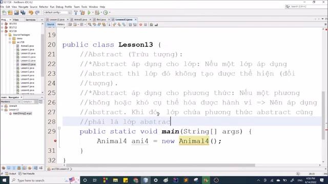 Java-SE1728: Access Modifier (private, public, protected), Abstract, Interface смотреть онлайн