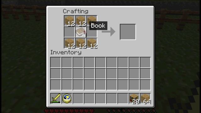 Minecraft: How to make a BookShelf!+(Paper\Books) смотреть онлайн