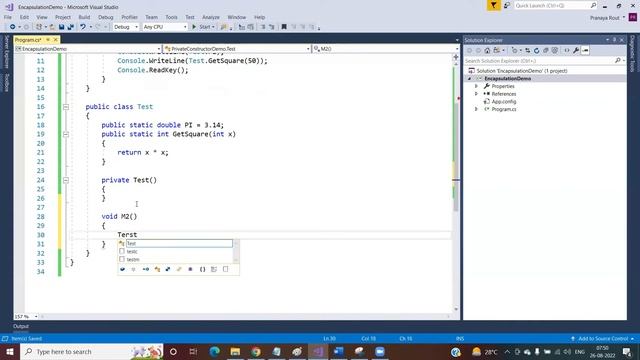 Private Constructor in C# | Private Constructors in CSharp with Examples смотреть онлайн