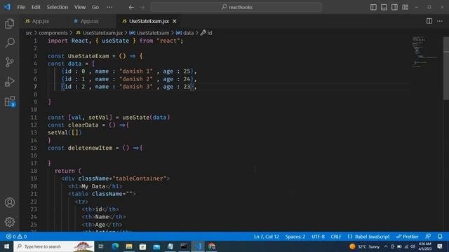 Filter() Method In Reactjs | React Hooks