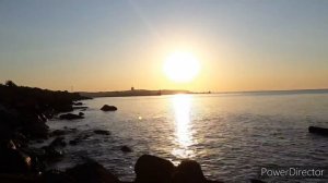 Одесская область пляж Григорьевка рассвет 2020г