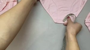 Примерка и замеры трусиков. Женские трусы Planjoy, panties
