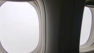 Landing in winter Yerevan, Armenia. Boeing 777. Посадка в Ереване, аэропорт Звартноц.