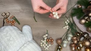 Christmas decor DIY / Красивый новогодний ДЕКОР своими руками / Замена рождественскому веночку