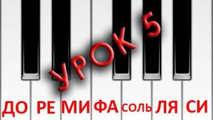 Музыкальная грамматика для детей. Ноты (Урок 5)