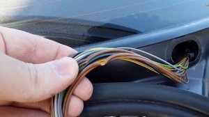 Замена гофры багажника BMW
