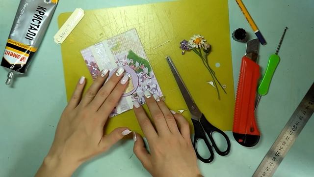 Открытка ко дню рождения | Скрапбукинг мастер-класс смотреть онлайн