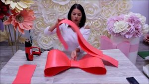 БАНТ ИЗ ИЗОЛОНА I БЕСПЛАТНЫЙ МАСТЕР-КЛАСС от основателя Студии Больших цветов Ольги Ольневой