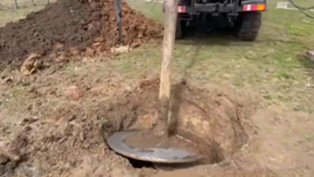 Колодец за час !!! Бурение колодца машиной в Московской Области смотреть онлайн