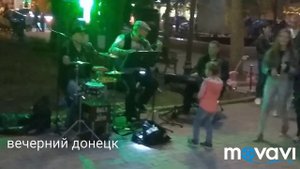 Донецк бульвар Пушкина 2019 г.