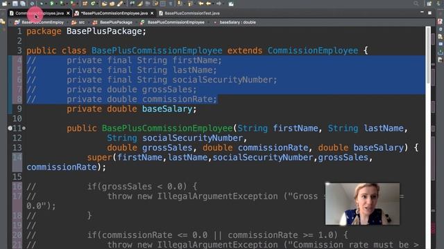 12) Java inheritance example | Java with Ali