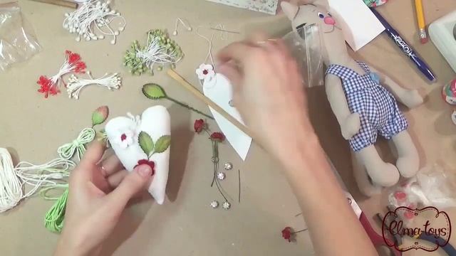 Как сделать сердечко из вельвета|Декоративное сердечко-саше|DIY | Elma-toys смотреть онлайн