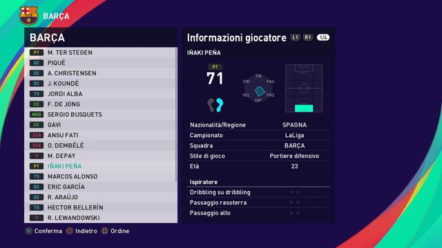 Barcelona 2022-23 #eFootball 2023 Ps4 #Ps5 PES 2021 Player Faces Ratings Patch Option File смотреть онлайн