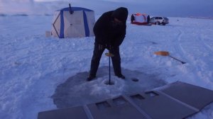 Ice Fishing by a DESI at the NORTH POLE (almost)