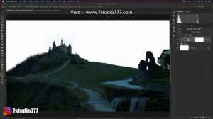 Mountains in the Sky ! Matte Painting ! Photoshop Tutorial