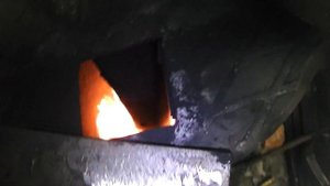 Печь на отработке с наддувом своими руками