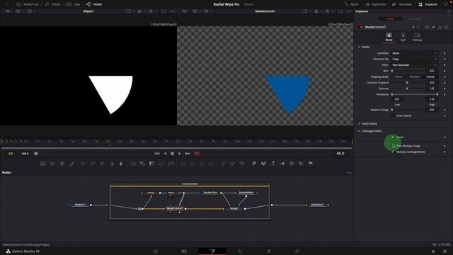 How to Modify Existing Macro Template in DaVinci Resolve - Fix Radial Wipe Effect Fusion Tutorial смотреть онлайн