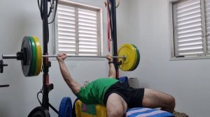 Barbell Bench Press - 80 KG x 10 reps | 176 LBS x 10 reps - PR ATTEMPT - NEW PR - NEW 10-REP MAX