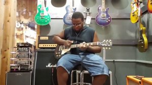 Playing a used 2019 Gibson Les Paul Tribute at Guitar Center in Las Vegas, NV (Part 4)