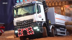 GREAT RC CONSTRUCTION WORLD / VOLVO  EC480 RC DIGGER / SCALEART PALFINGER TRUCK / RC TRACTOR CRANE