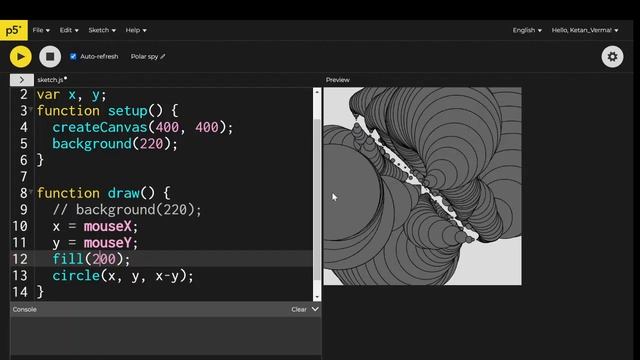 04 | p5 JavaScript |  Fill Colors | in Hindi