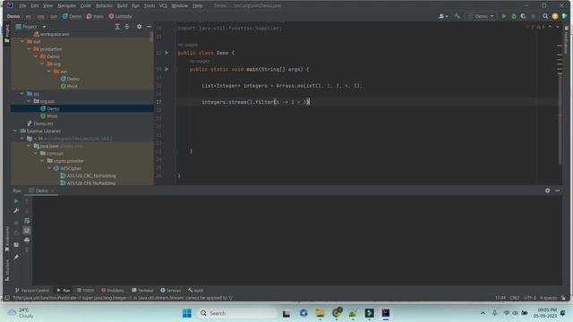 Functional Interface examples from java and java8 streams