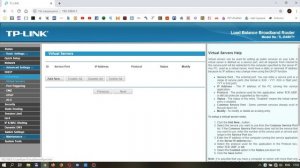 Веб интерфейс проводного маршрутизатора TP-LINK TL-R480T+ для нескольких провайдеров