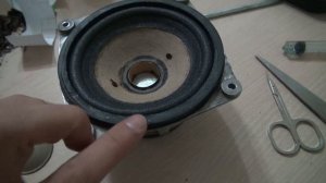 Ремонт акустики Амфитон 25АС-027. Замена подвесов на динамиках 75ГДН.