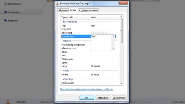 Windows 7: MP3-Tags im Windows-Explorer bearbeiten смотреть онлайн