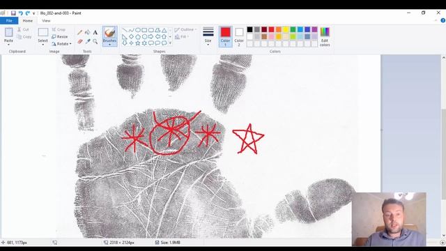 Хиромантия. Звёзды и снежинки на ладони, знаки на руках смотреть онлайн