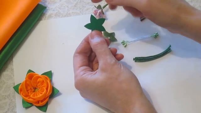 Ободок с цветами своими руками. Мастер класс. Елена Шевченко.